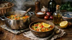 Sopa de legumes com bulgur em 15 minutos: jantar leve, rápido e cheio de sabor